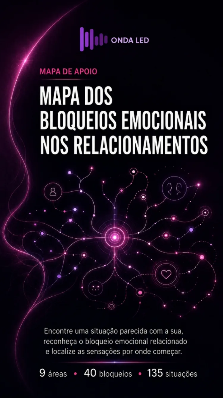 Capa do Mapa dos Bloqueios Emocionais nos Relacionamentos
